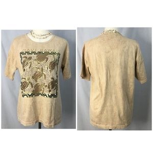 Guava Beach Maui HI Turtles Graphic T-Shirt Size L